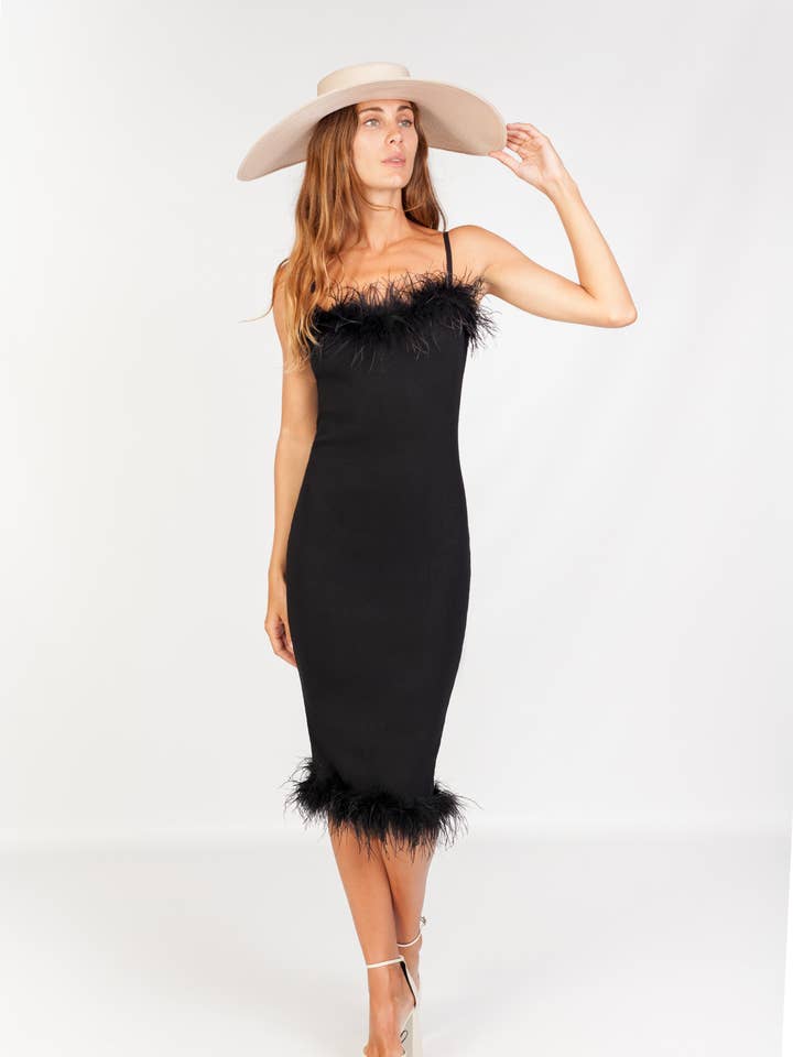 NOAH BLACK BODYCON DRESS para venta al por mayor de SOHUMAN