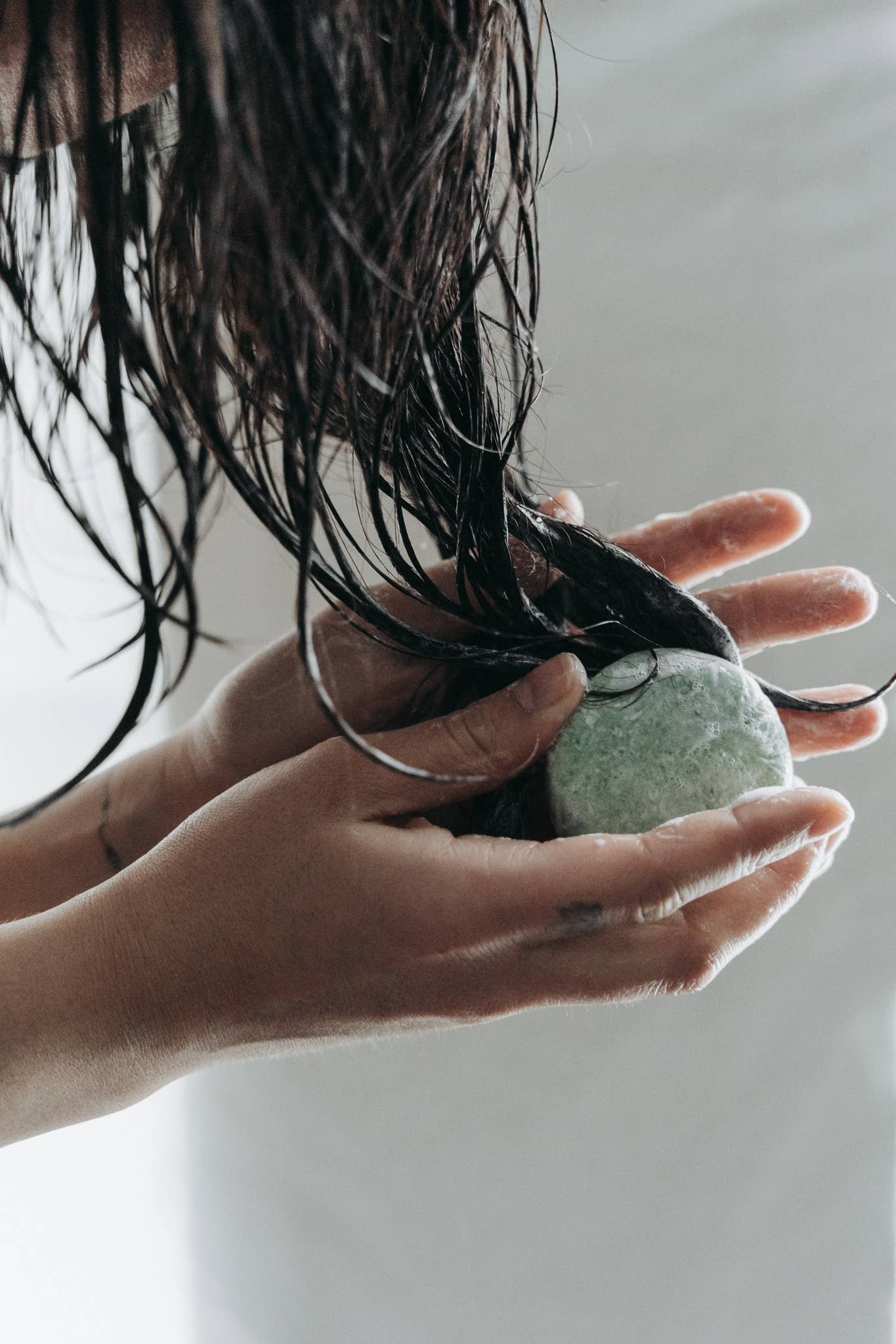 Zero Waste MVMT - Wholesale Shampoo Puck/Solid Shampoo - Shampoo Bar | Peppermint + Eucalyptus | Zero Waste Hair Care8