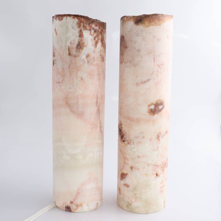 Mi Esperanza Minerals - Wholesale Accent/Desk Lamp - Onyx Lamps Set of 2