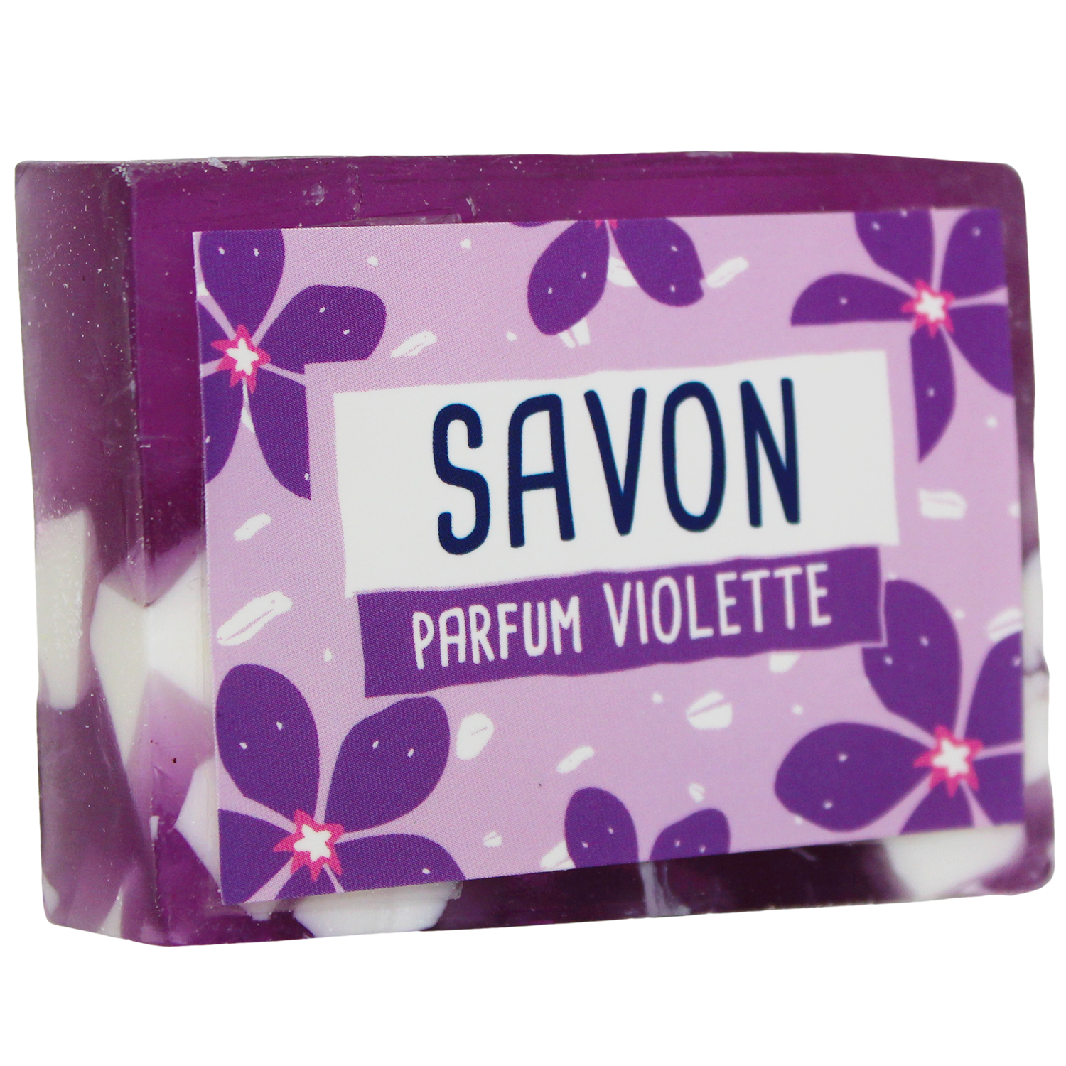 FRENCH TENDANCE - Vente Assortiment de savons - Savon en tranche glyc végé 100 gr - Senteur Violette0