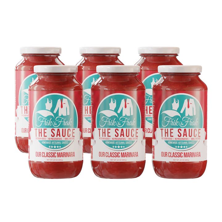 The Sauce - Classic Marinara for wholesale by Frik and Frak Foods