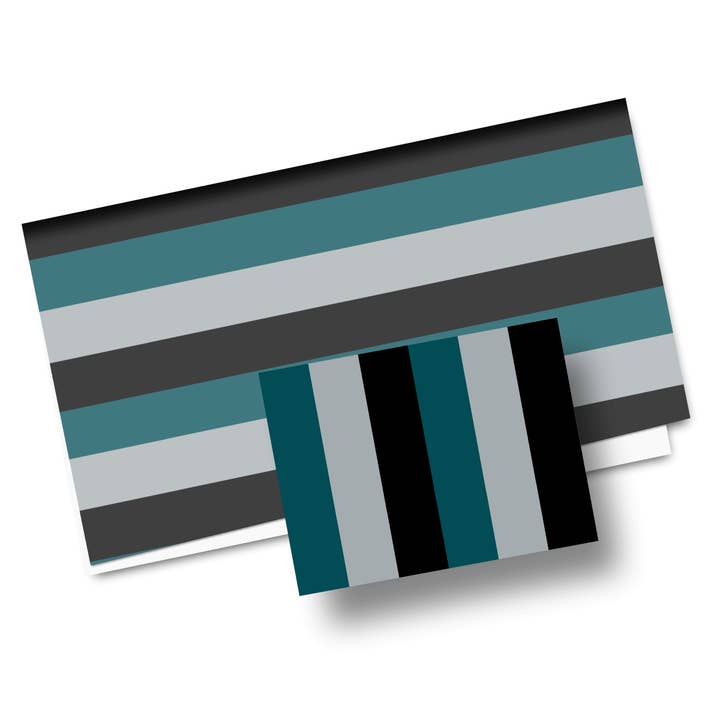 Wrapping Papered – wholesale Omslagspapper – Philadelphia Eagles-inspirerat randigt omslagspapper2