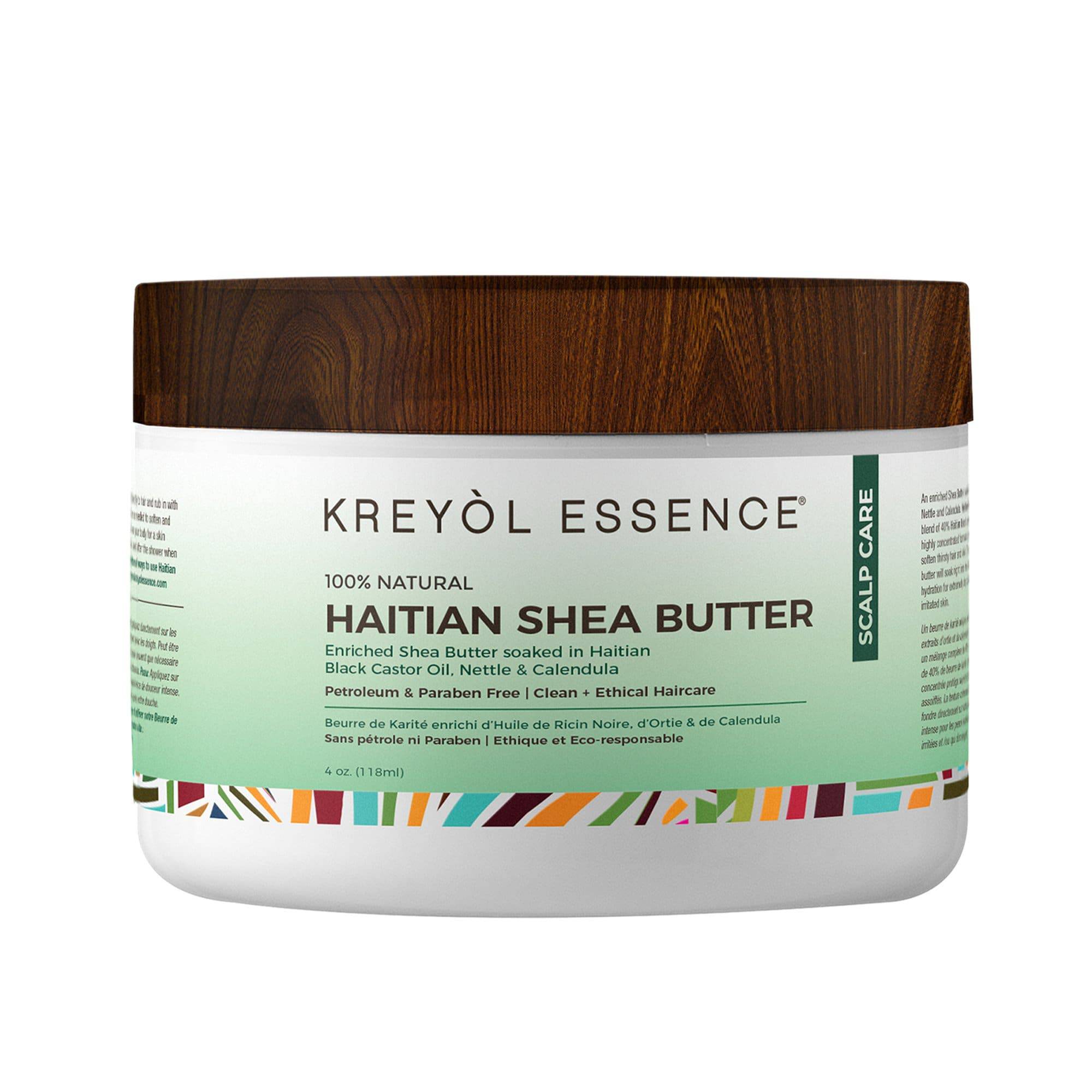 Kreyol Essence - Vendita all'ingrosso Balsamo/burro per il corpo - Burro di karitè haitiano: burro per capelli + corpo (4oz) | Confezione da 60