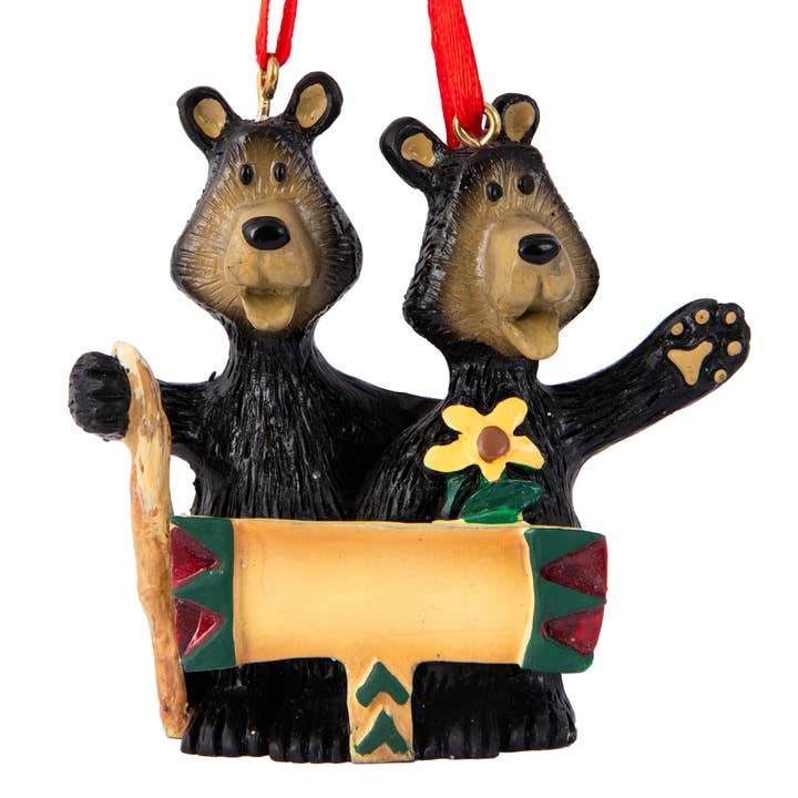 Bear Couple Ornament for wholesale by Mother Moose Gifts