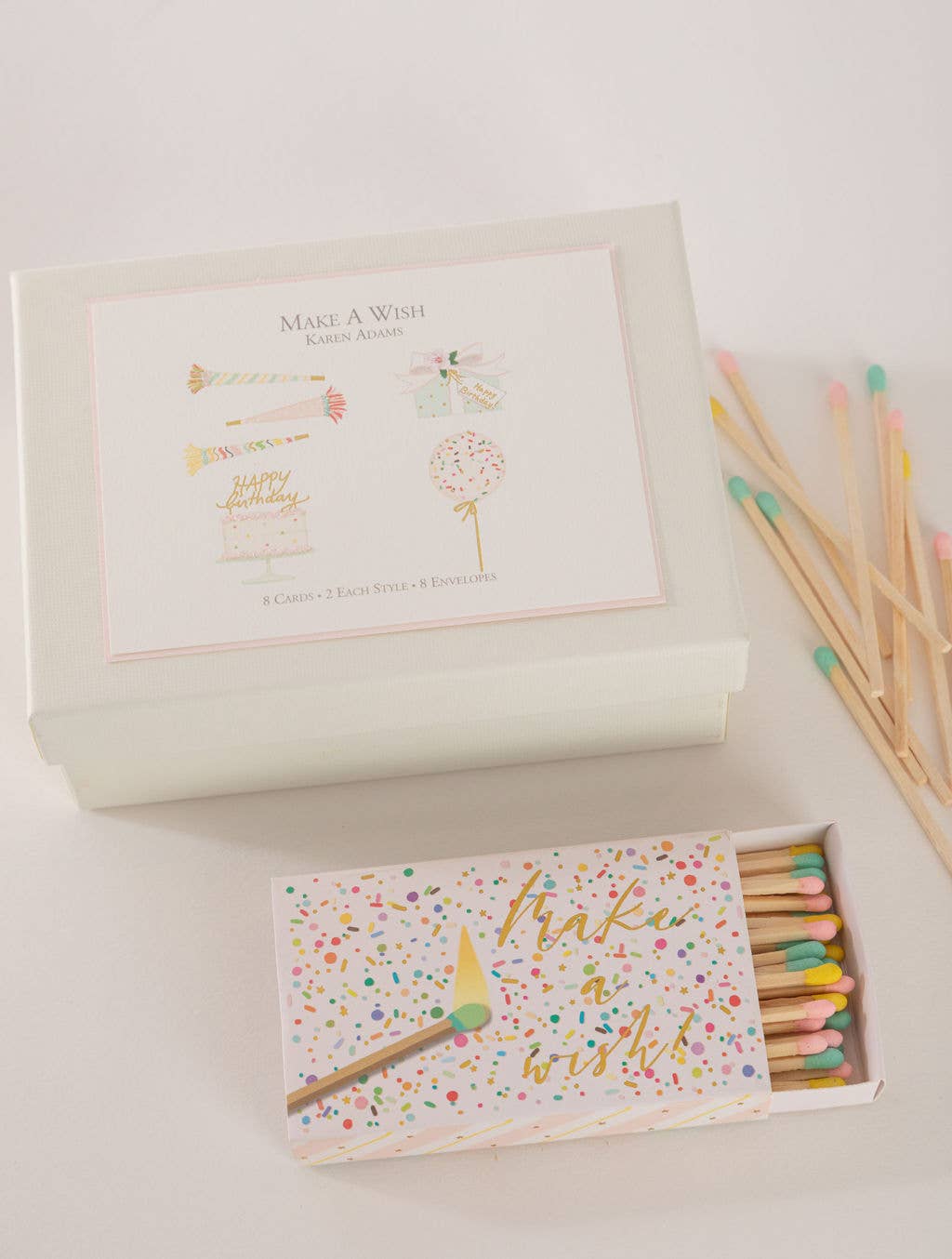 Karen Adams Designs - Wholesale Matches - Happy Birthday Matchbox5