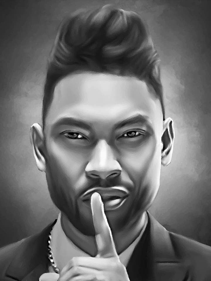 MIGUEL Digital Oliemaleri af Wayne Flint for engroshandel hos Wayne Flint Digital Portraits