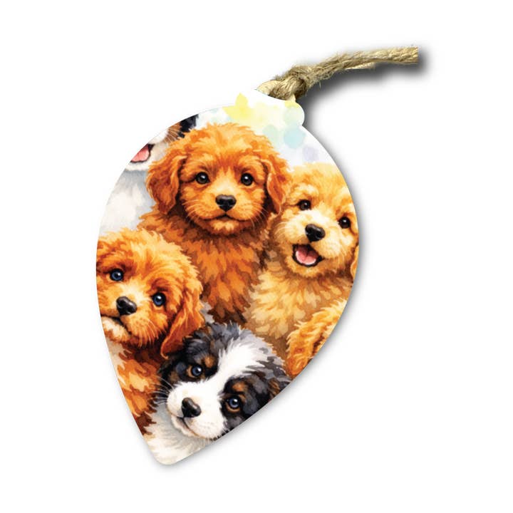 Ornamento Puzzle Cuccioli di Doodle per la vendita all'ingrosso da parte di The Product Barn