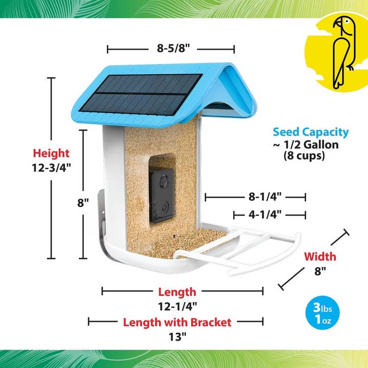 Caitec Inc - Wholesale Bird Feeder - Smart AI Wild Bird Feeder Featherland Paradise
