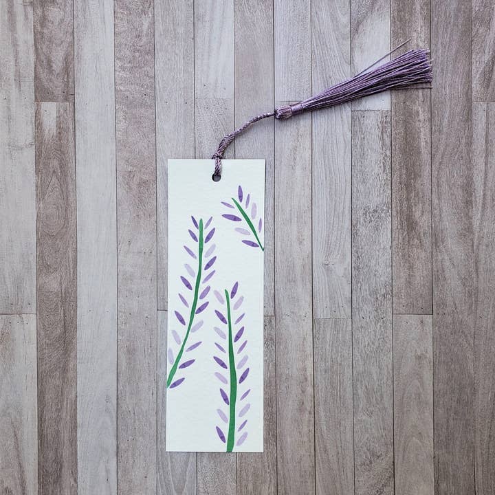 Lavendel Akvarel Style Bogmærke for engroshandel hos Spare Room Design Co.