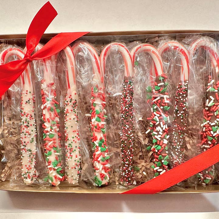 Delightful Chocolates - Wholesale Chocolate Covered Sweets - Chocolate Covered Candy Canes Box Set 3