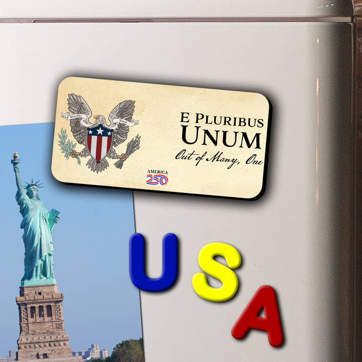 Aimant long avec blason américain pour la vente par Nelson Gifts Wholesale