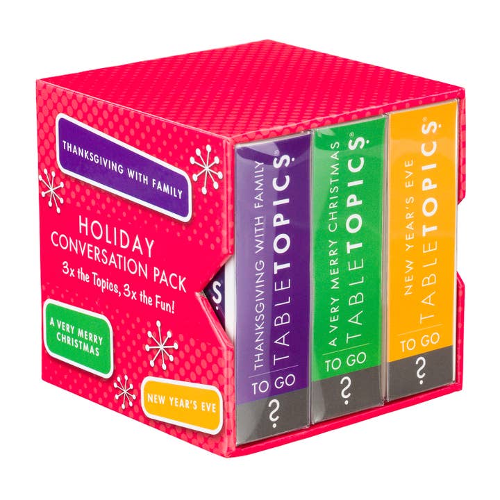 TABLETOPICS HOLIDAY CONVERSATION PACK - Conversation Cards for wholesale by TableTopics