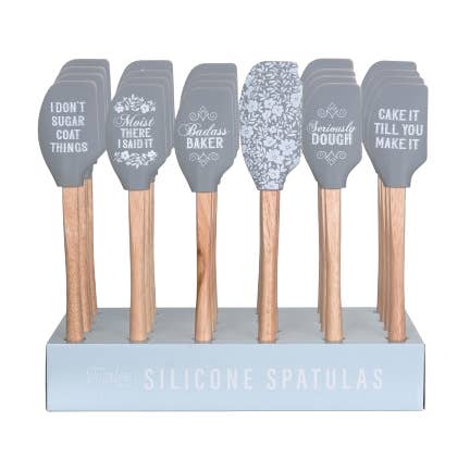SALE Gray Spatulas In PDQ S/24 for wholesale by Totalee Gift