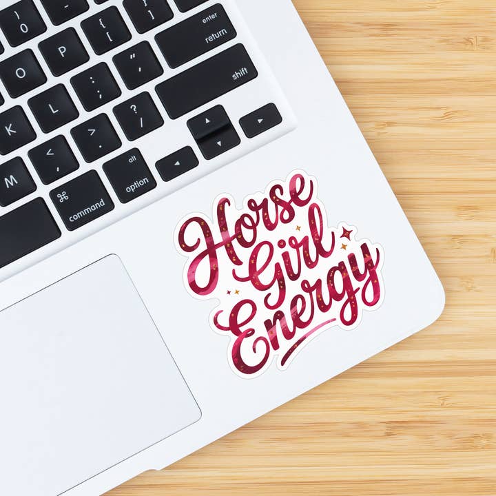 Equestrian Horse Sticker -Waterproof- Horse Girl Energy for wholesale by My Fancy Pony
