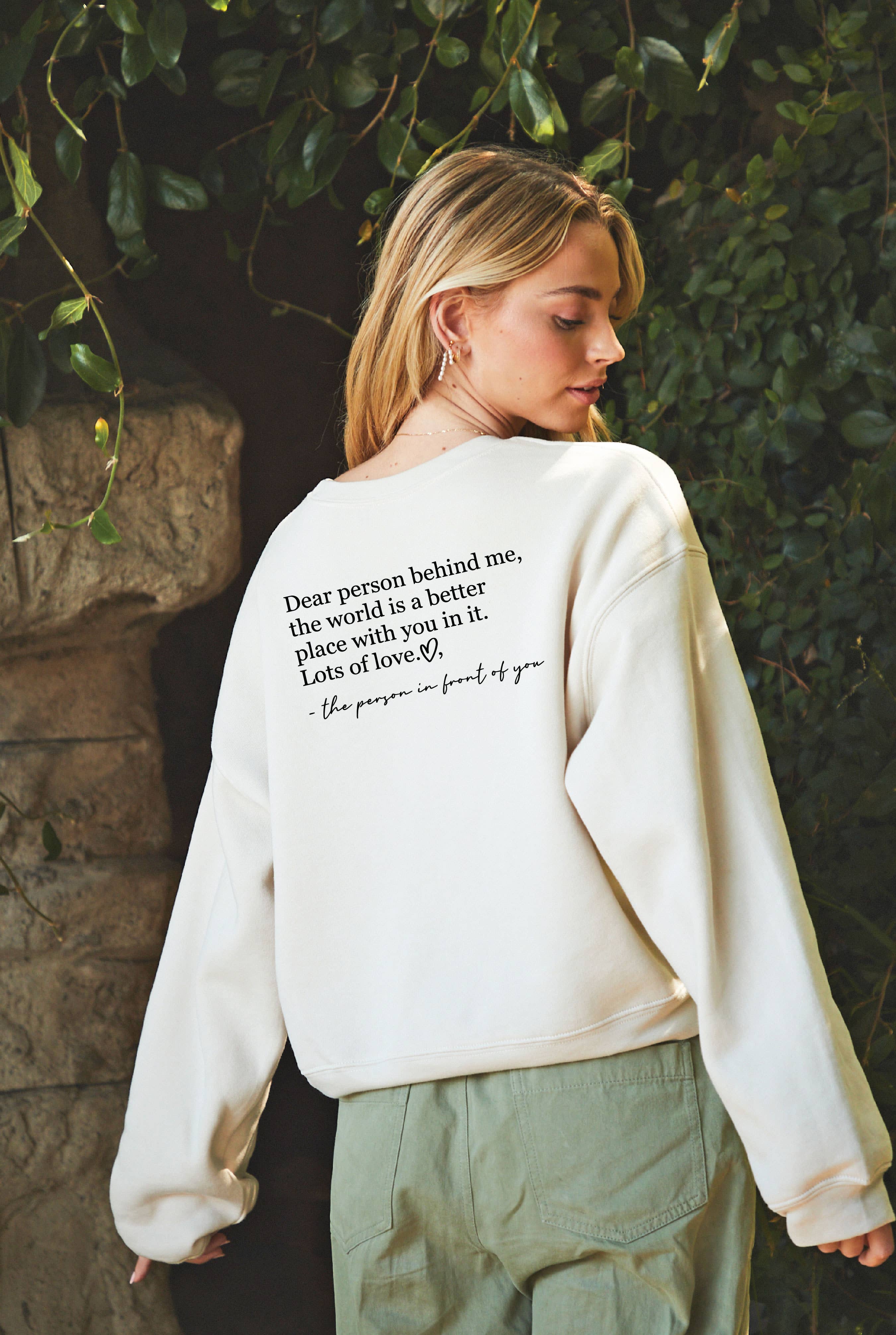 OAT COLLECTIVE - Wholesale Graphic Sweatshirt - Women's - BE KIND  Mid Graphic Sweatshirt16