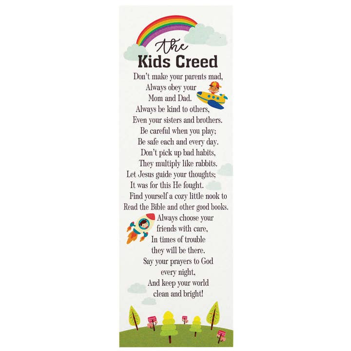 Bookmark Kid's Creed Lot de 12 pour la vente par Dicksons