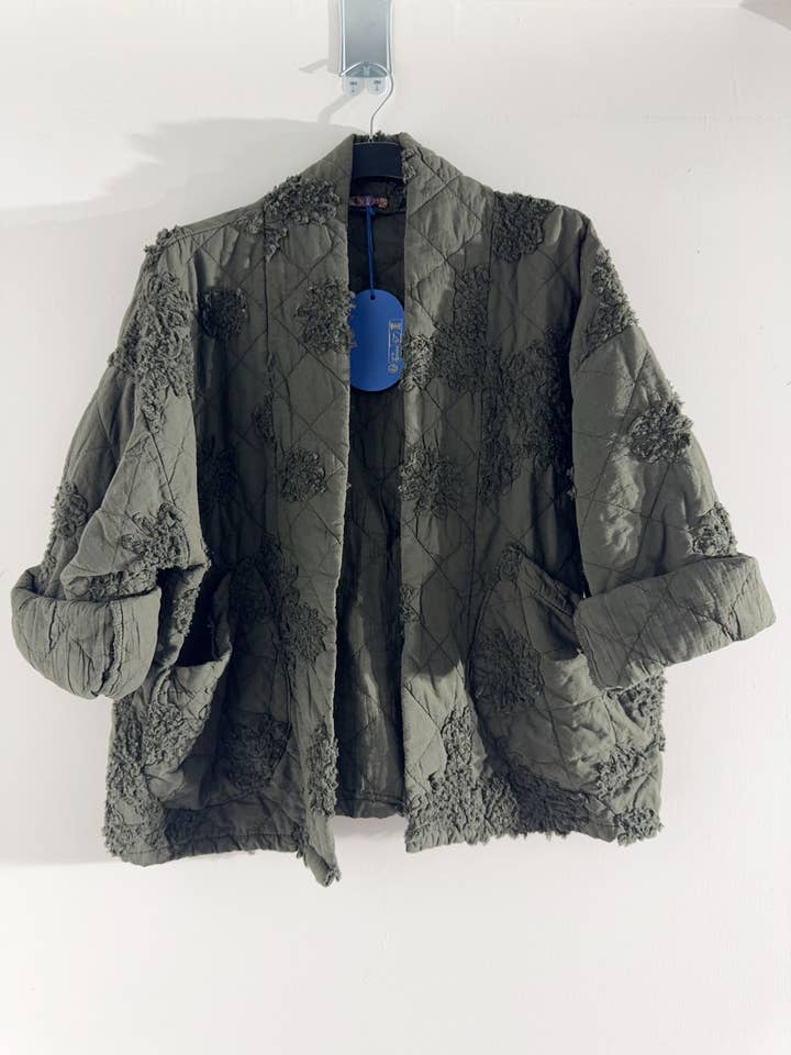 Happy look - Wholesale Jacket - Women's - Women's quilted cotton jacket – 3D embroidery, embossed5