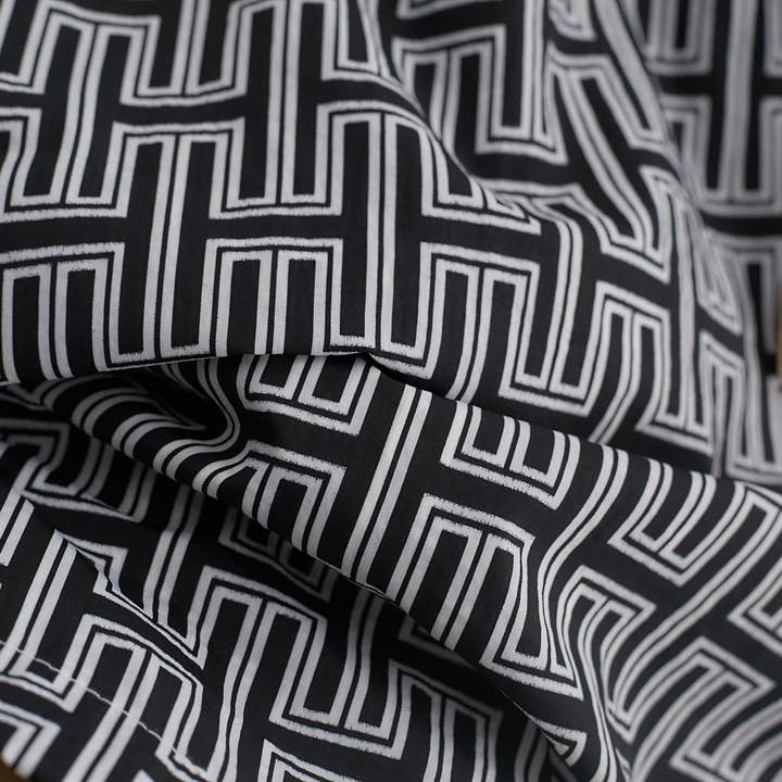 Hugh & Main - Wholesale Shorts - Women's - Black Monogram Shorts4