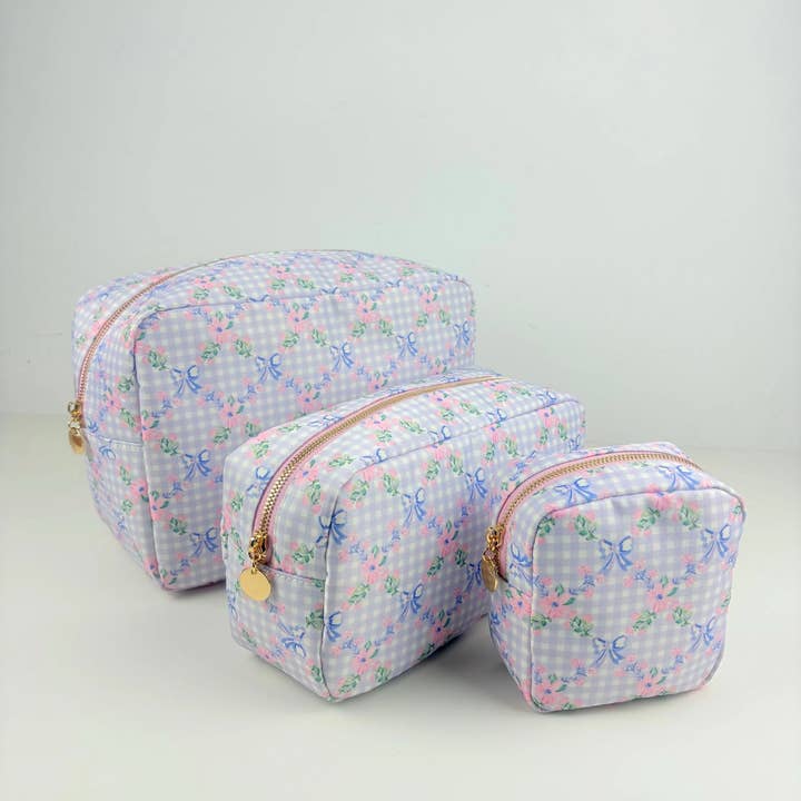 Beauty Stash - Wholesale Makeup/Cosmetic Bag - Lavender Valley Nylon Collection