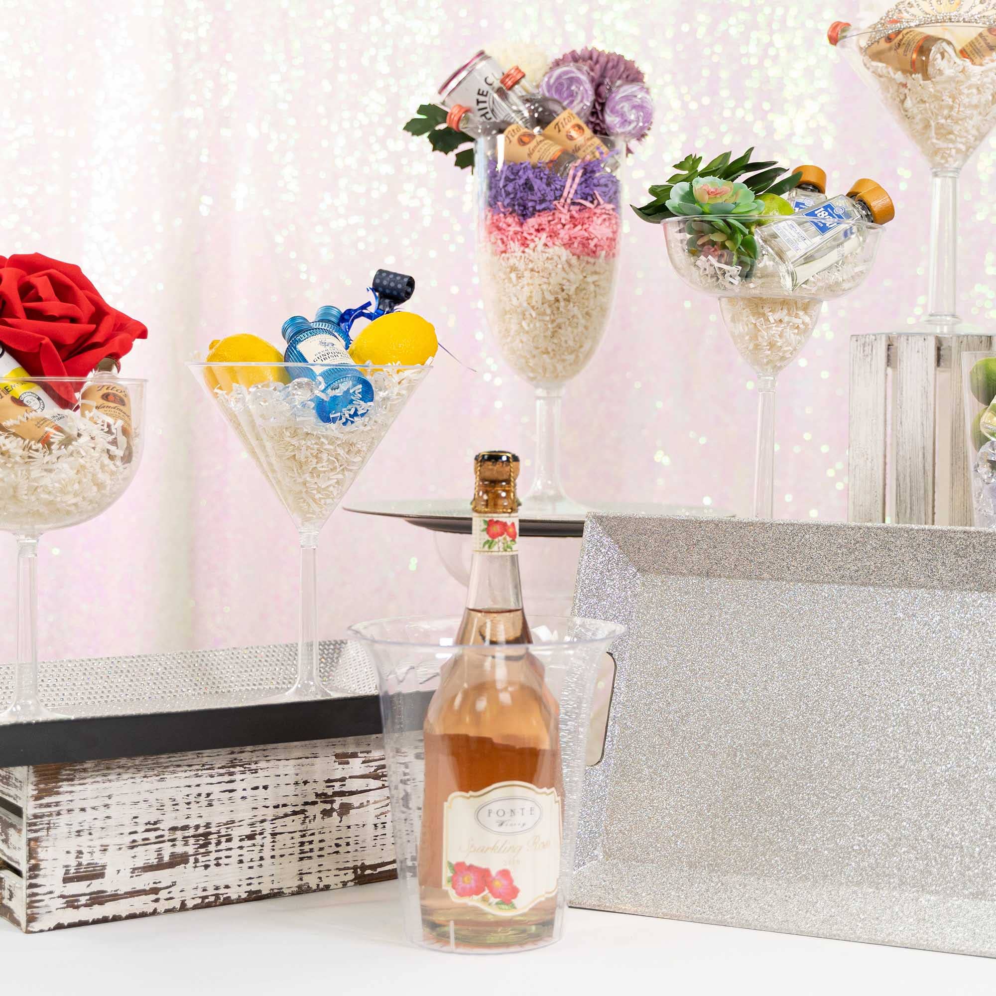 Portofino International Trading, USA - Wholesale Cocktail/Liquor Glass - Jumbo Plastic Margarita Glass 30oz - Clear3