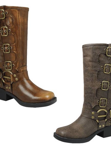 BOOT SIX BUCKLE STRAP for wholesale by Andrea Bijoux