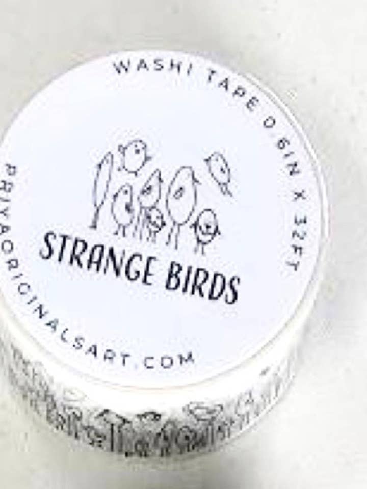 Washi tape - Mærkelige Fugle for engroshandel hos PriyaOriginalsArt