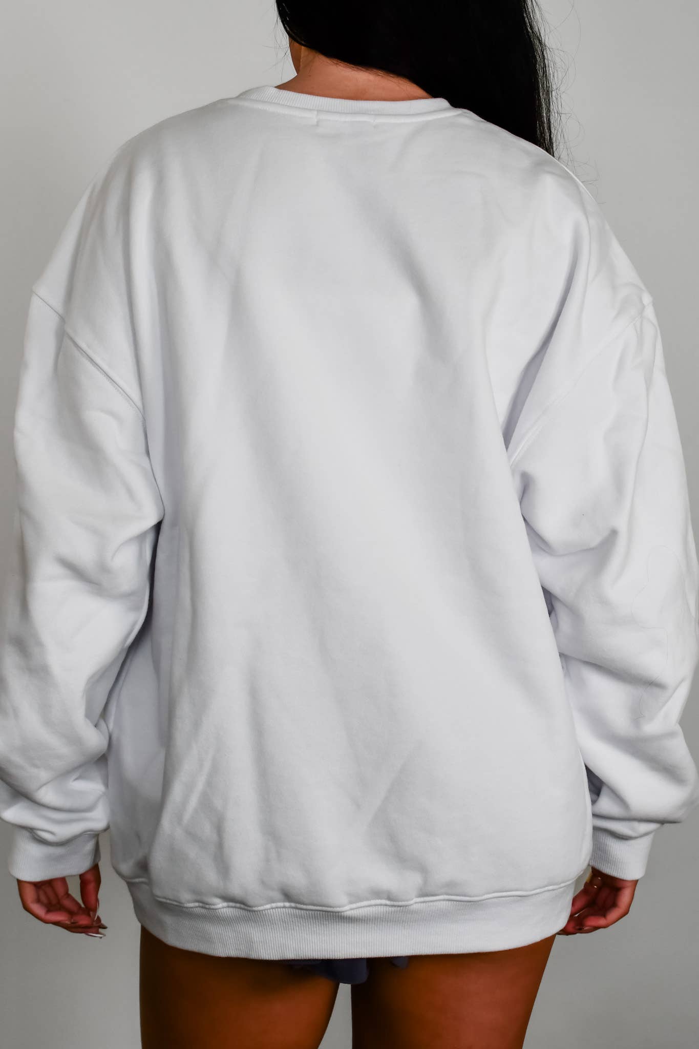 TooLooLah - Wholesale Sweatshirt - Women's - Baseline Embroidered Sweatshirt - White5