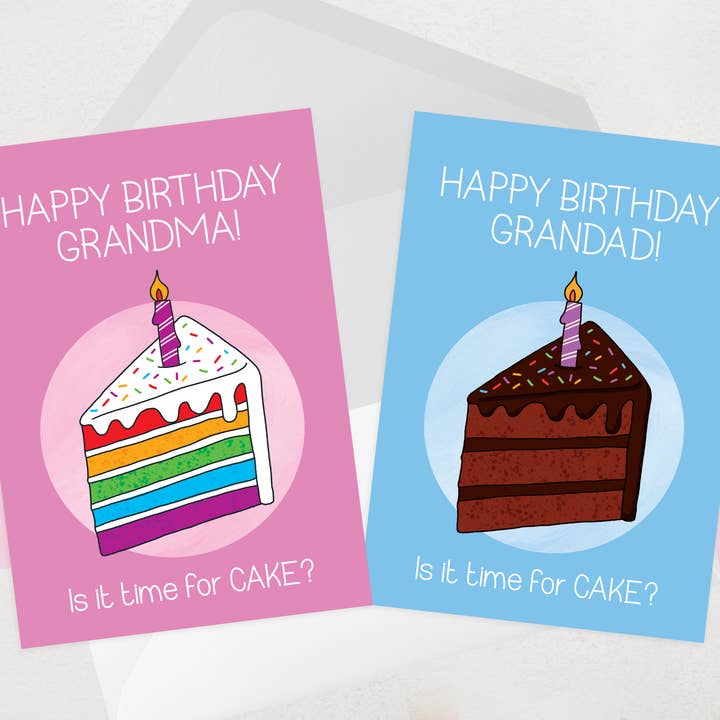 Grandparent Birthday Cards, Funny Card for Grandma, Grandad for wholesale by OCD Greeting Cards