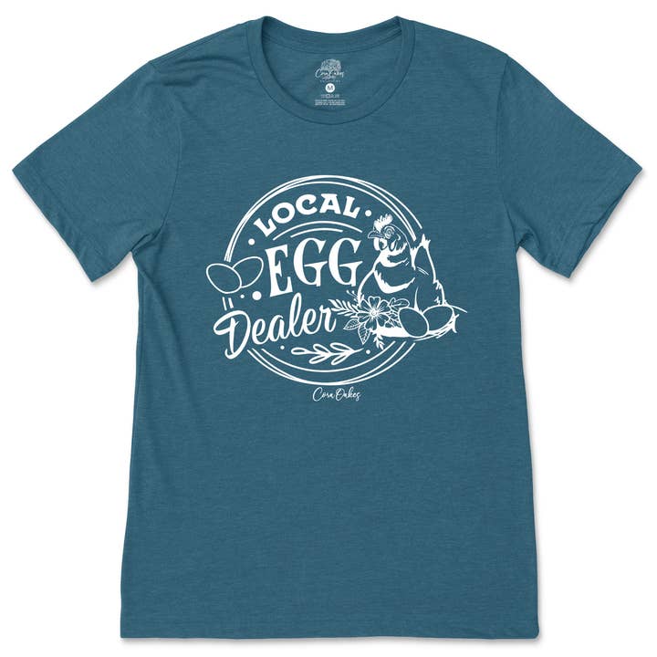 Cora Oakes Collection - Wholesale Screen Printed T-Shirt - Women's - Local Chicken Egg Dealer T-Shirt