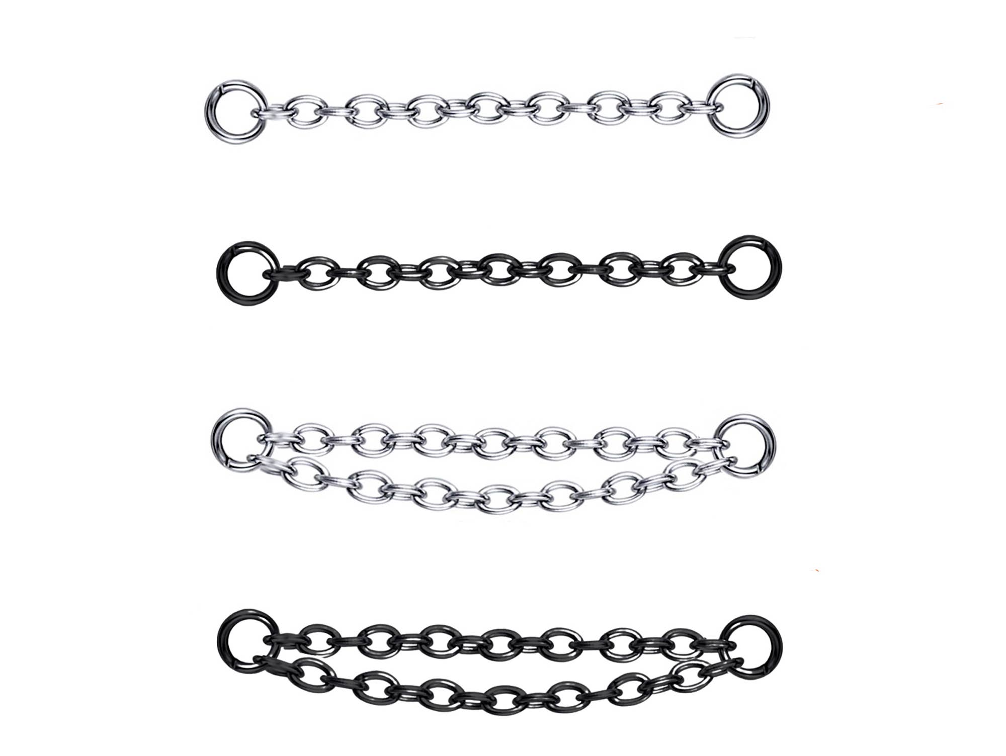 Bodytrend - Wholesale Lip Ring - Vertical Labret Rook Earrings with Chain-Surgical Steel 316L10