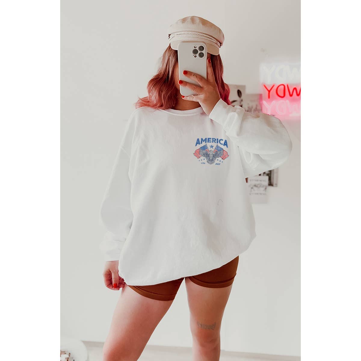 Illustrated Society - Vente Sweat-shirt à imprimés – femme - SWEAT-SHIRTS GRAPHIQUES VINTAGE AMÉRICAINS4