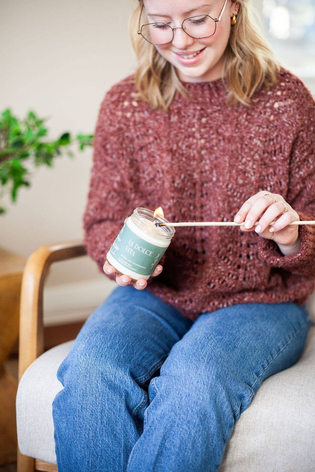 Austy Lou by Broken Top Brands – wholesale Jar/filled candle – La Dolce Vita 9oz Soy Candle3