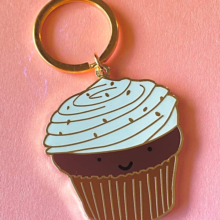 Little May Papery - Wholesale Keychain - Women's - Chocolate Cupcake Keychain. Crave Cupcakes Collab1