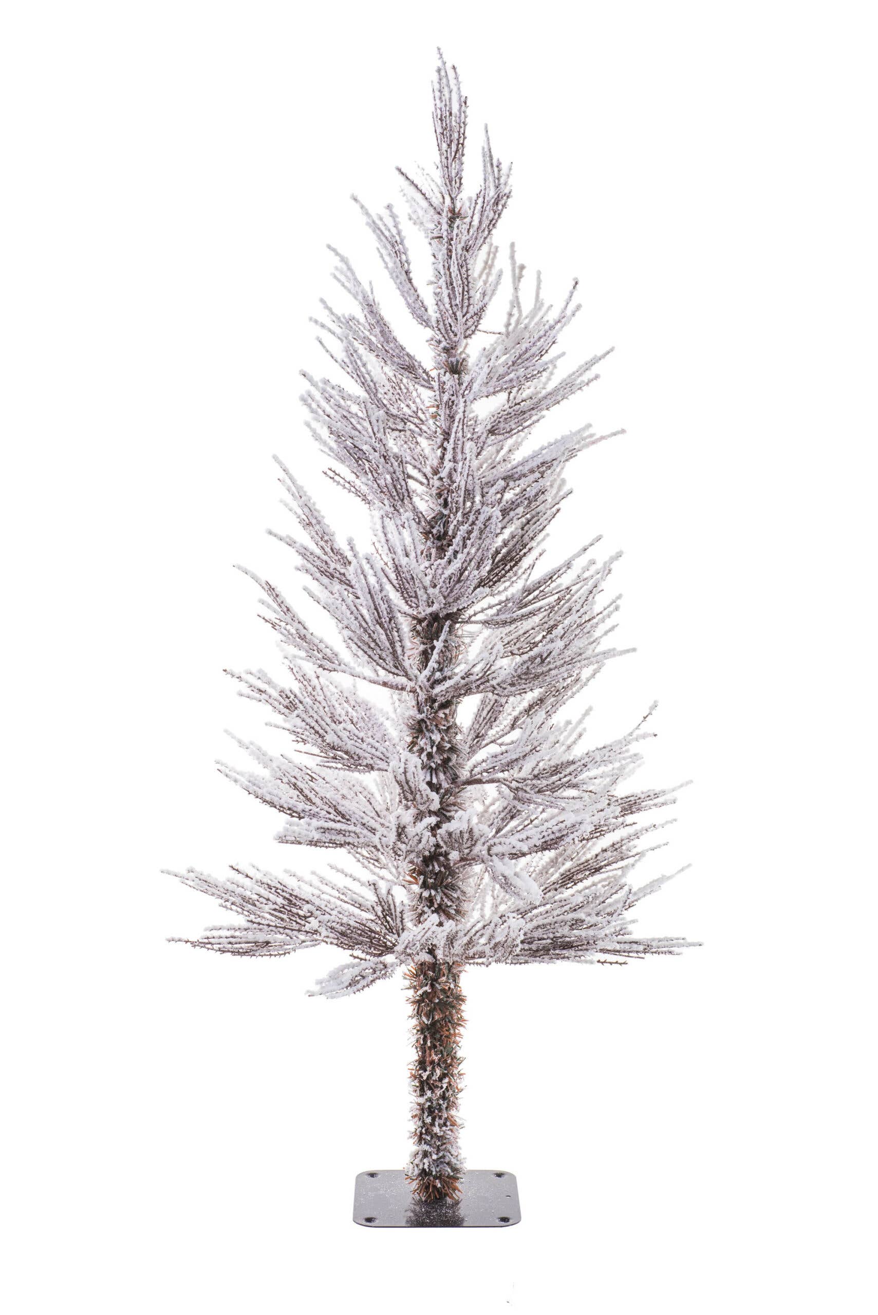 Starlight Collection – Engroshandel Kunstigt juletræ – Grønne juletræer i en sølvplantekasse6