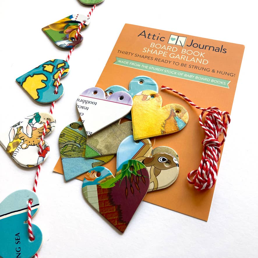 Attic Journals - Wholesale DIY Craft Kit - Shape Garlands - HEART1