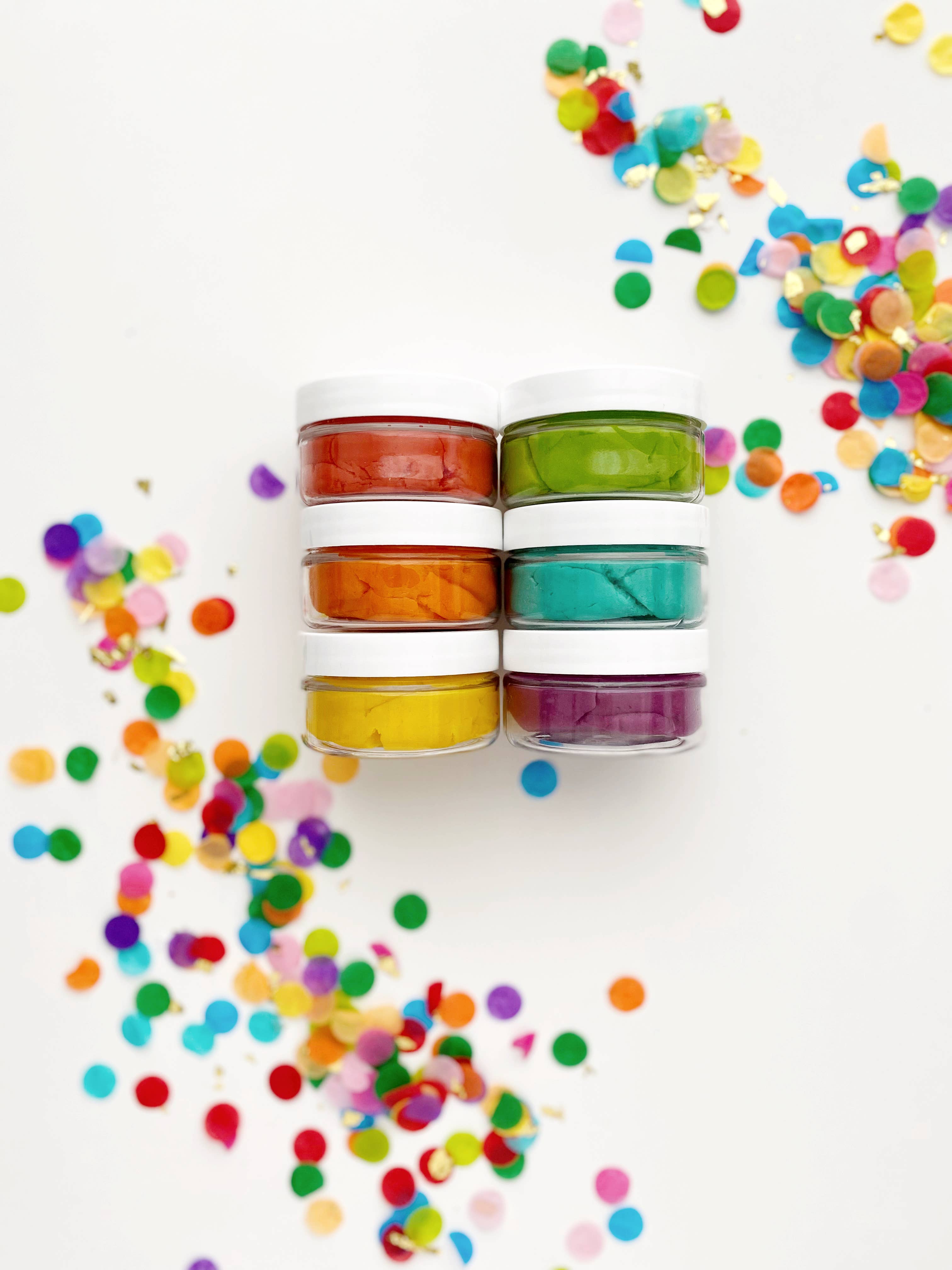 Earth Grown KidDoughs (KidDoughs by EGKD) - Wholesale Art Set - Kids & Baby - KidDough Mini Rainbow Party Favor (2 Oz) Sensory Play Dough5