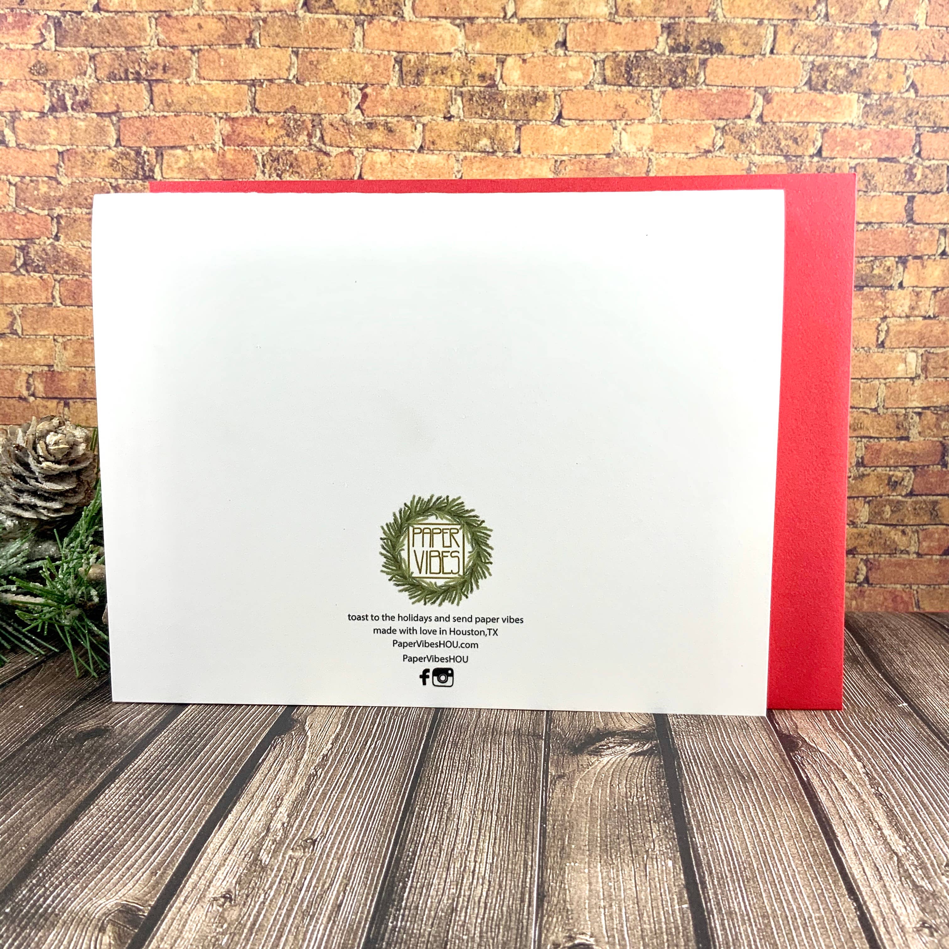 Paper Vibes - Wholesale Christmas Card - Santa Truck Card2