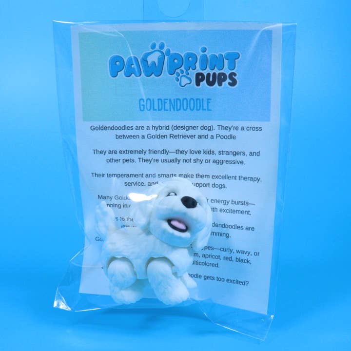MrSpinner - Wholesale Fidget Toy - Kids - Paw Print Pups - Goldendoodle Made in USA, Fidget, Figurine8