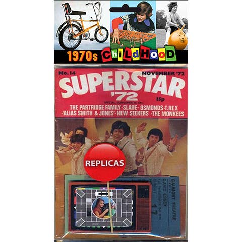 Memorabilia Pack Company Ltd. – wholesale Retailer display – Paper & novelty – 1970s Childhood Memorabilia Pack