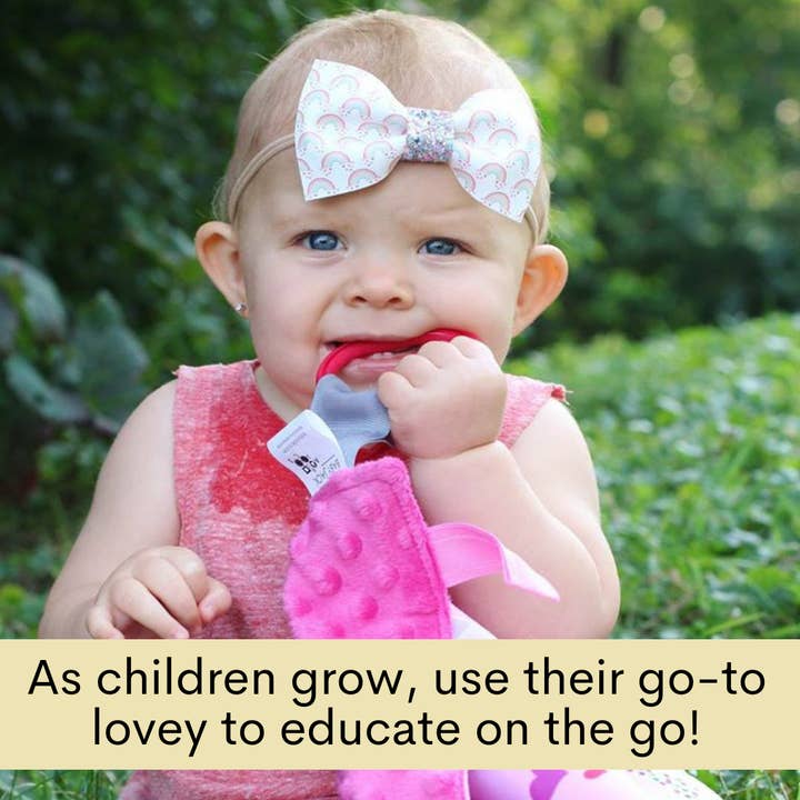 Baby Jack and Company - Wholesale Security/Cuddle Blanket - Baby - Unicorn Magic & Rainbows Learning Lovey Collection6