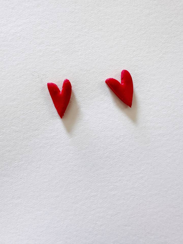 Pendiente pequeño con forma de corazón para venta al por mayor de KaoLee Shop