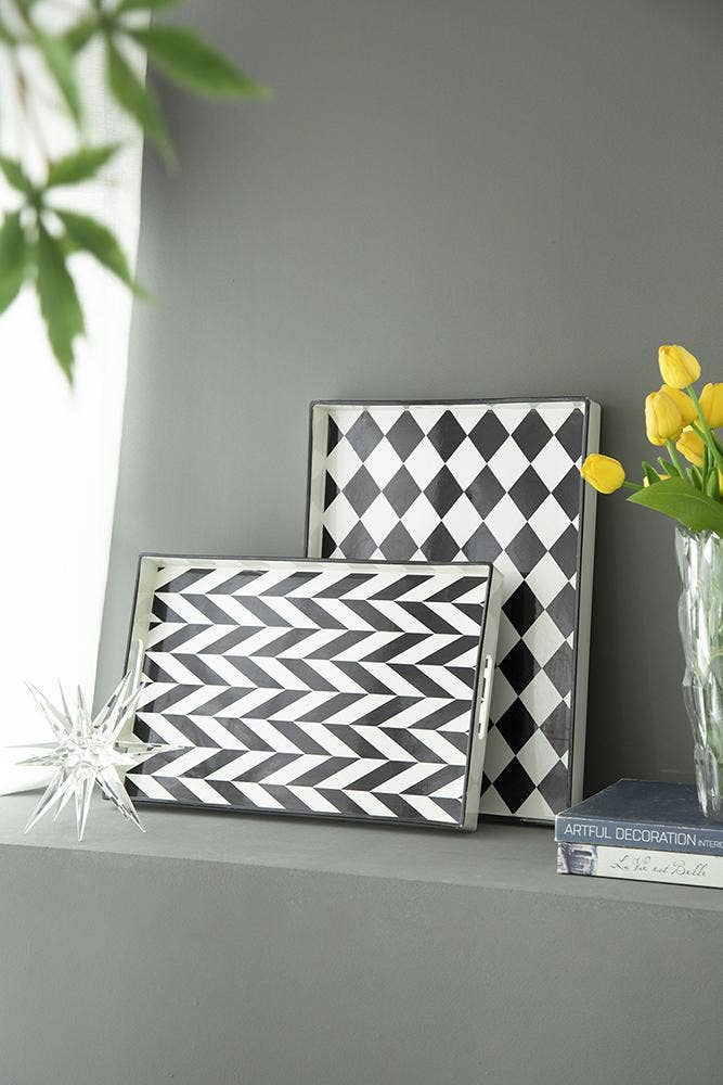A&B Home Group Inc. - Wholesale Decorative Tray - S/2 Tray0