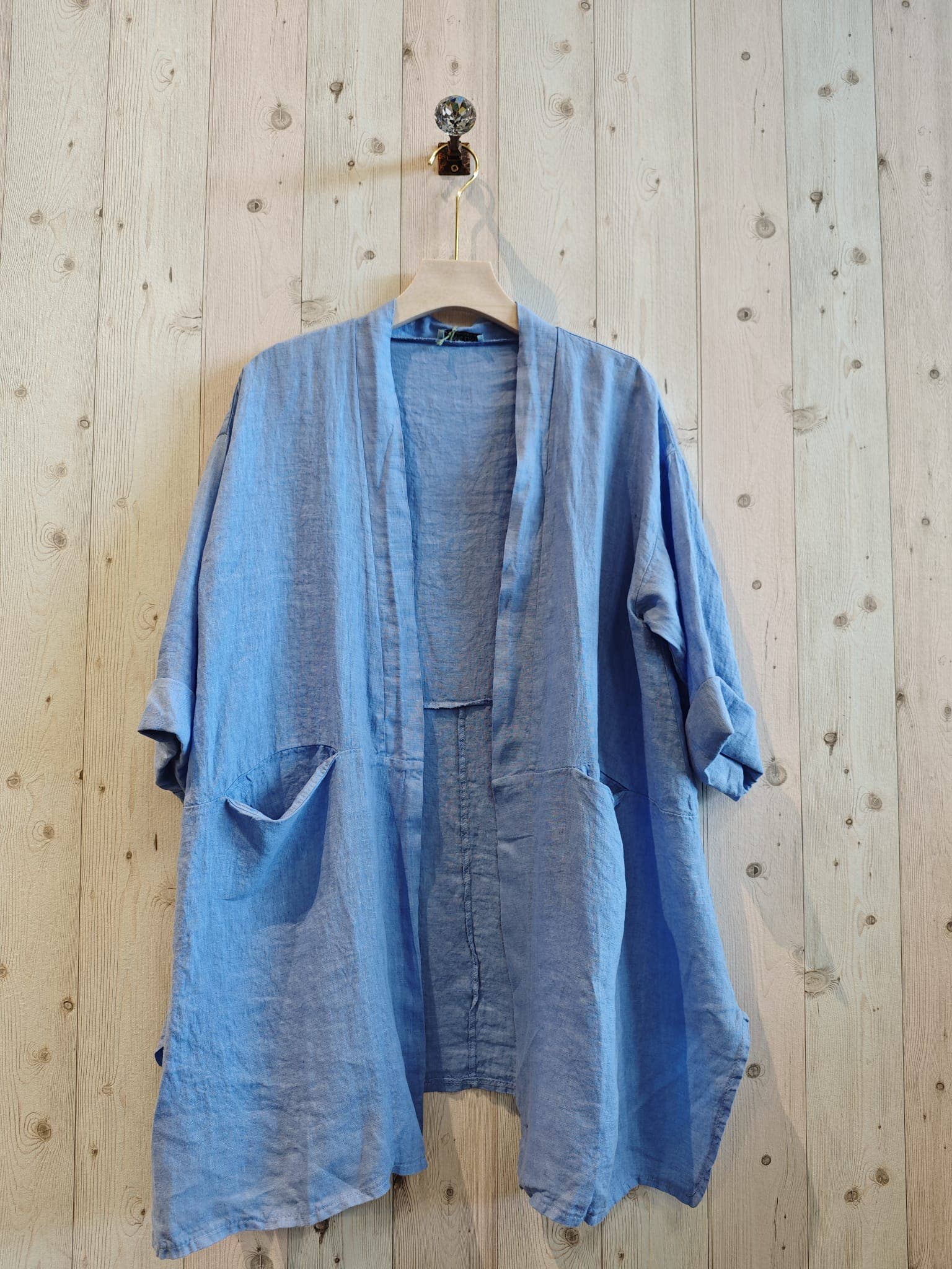 Linen & More - Venta al por mayor Chaqueta - Mujer - REF 13617 REBECA LARGO MEDIANO LINO 100%9