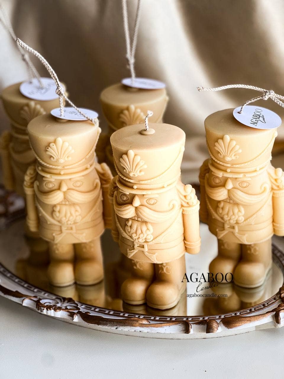 Agaboo Candle - Wholesale Novelty Candle - Christmas Shorty Nutcracker Statue Candle 5.5x2in 6