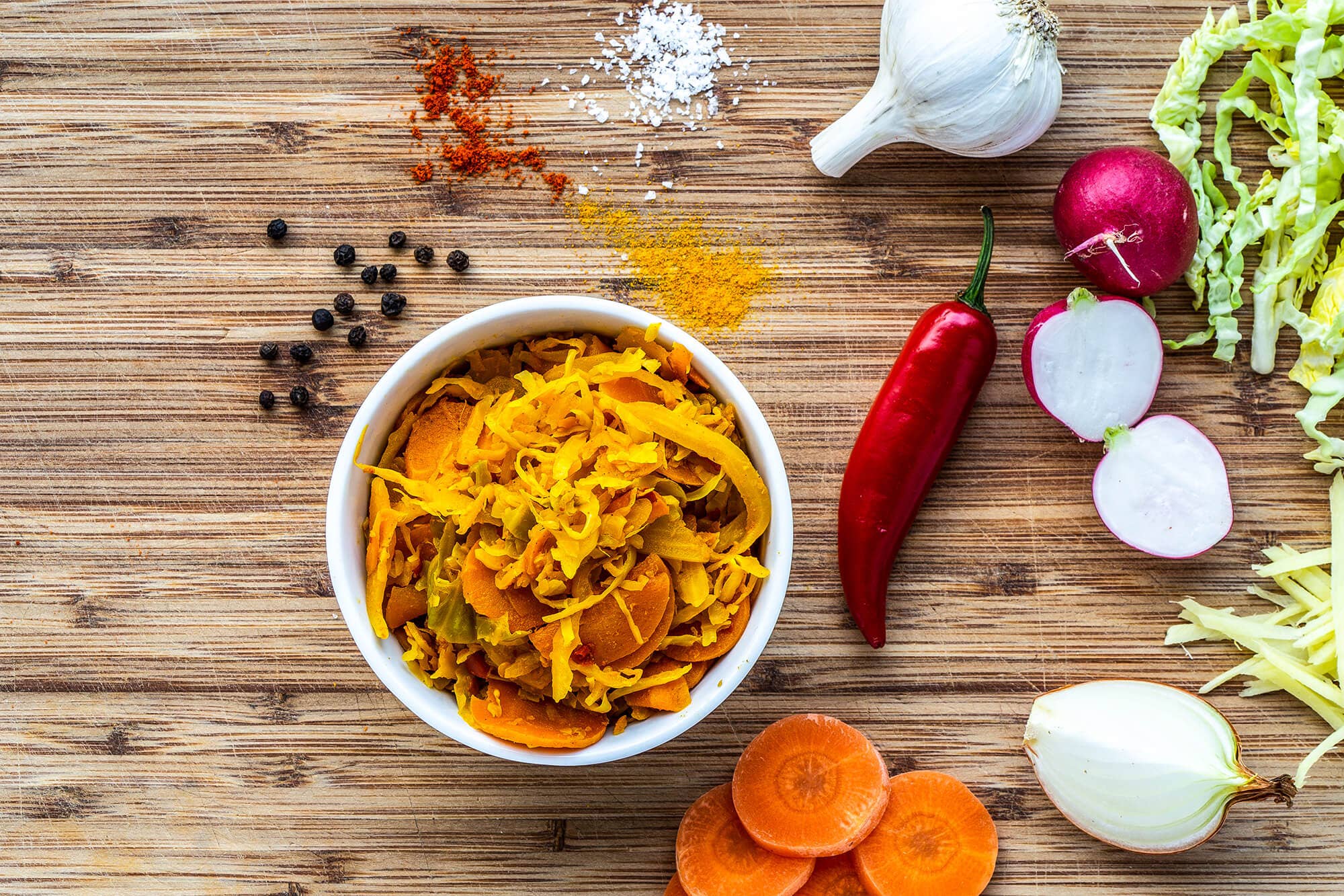 Loving Foods - Wholesale Pickled Vegetables - Organic Kimchi - Turmeric & Black Pepper3