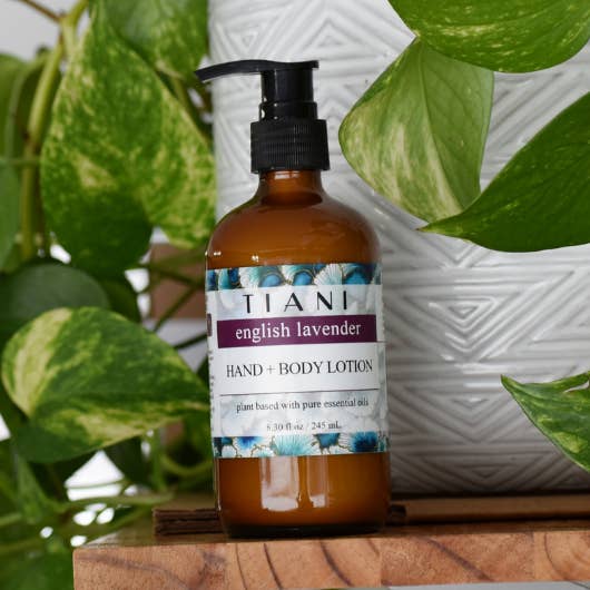 Body Lotion: English Lavender for wholesale by Tiani Body Care