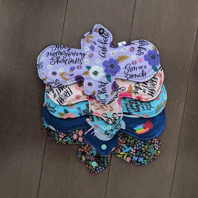 Rhymes with Orange - Wholesale Period Underwear - Women's - Reusable Cloth Pad (Heavy) 10 or 11 inch1