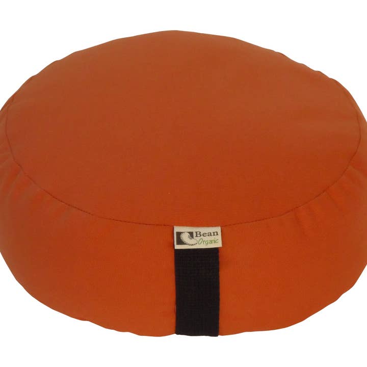 Bean Products - Wholesale Meditation Supplies - Zafu Organic Cotton Meditation Cushion Round or Oval Organic Buckwheat Hull Fill11