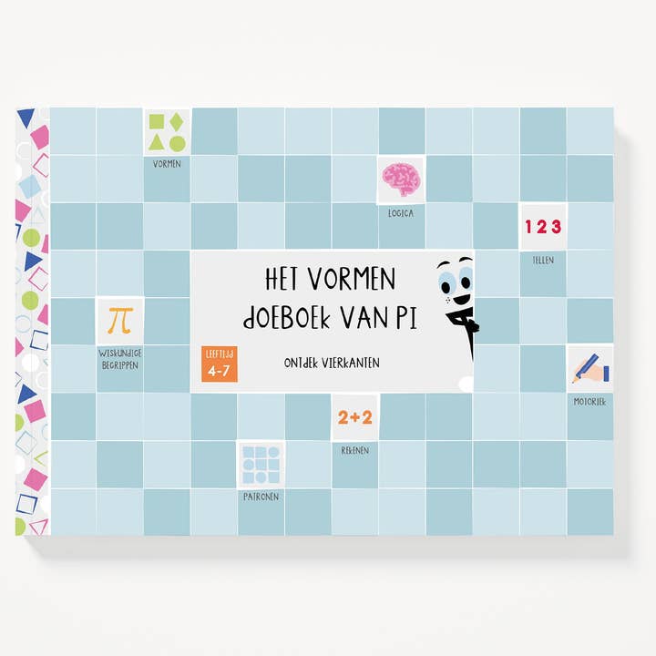 Le livre d'activités de Pi - découvrir les carrés pour la vente par GrandPi B.V.