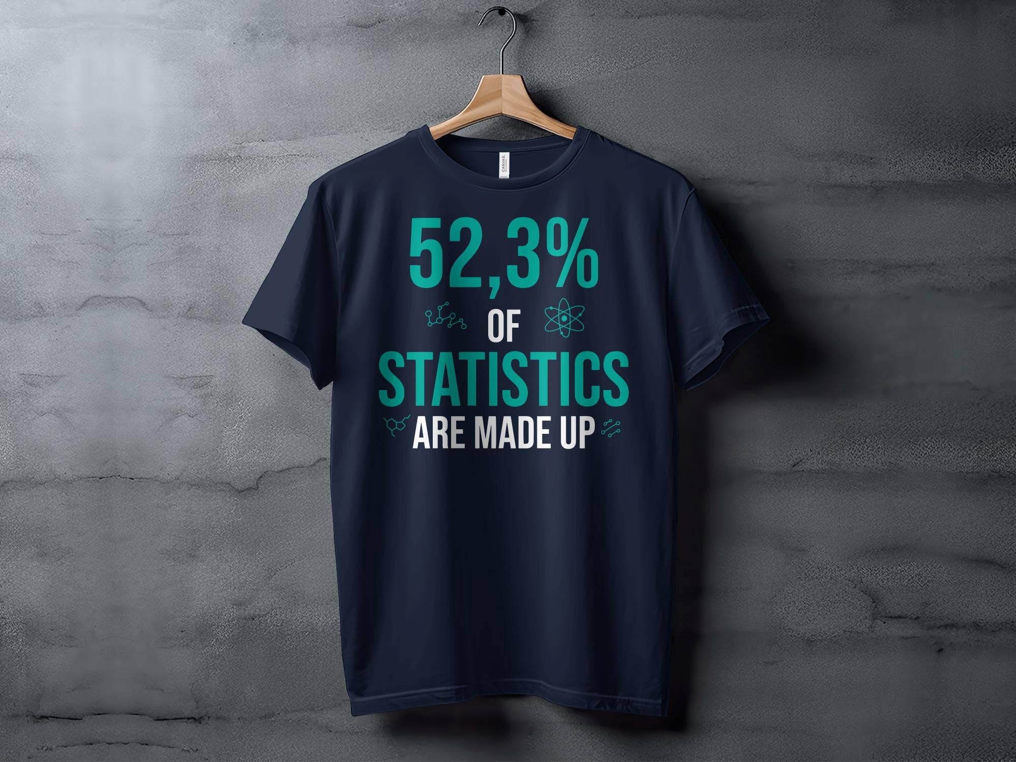 FreakyTeeFactory - Wholesale Screen Printed T-Shirt - Unisex - Unisex Statistics T-Shirt for Data Scientists, Math Geeks Tee, Funny Science Nerdy Shirt, Casual Teacher Apparel, Gift Idea1
